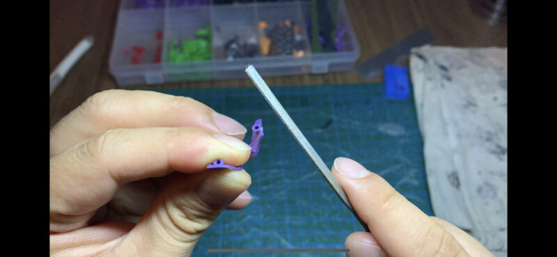 簡単フィニッシュ ゲート処理 地獄のヤスリがけ編 パパジュニブログ